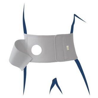 STOMACARE Band.Stand.Plus H19cm Öffn.85mm S grau | BHS1198504-S | PZN 16750720