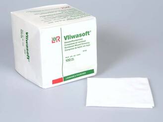 Vliwasoft Vlieskompressen 4-fach 10x10cm | LR12064 | PZN 03806933