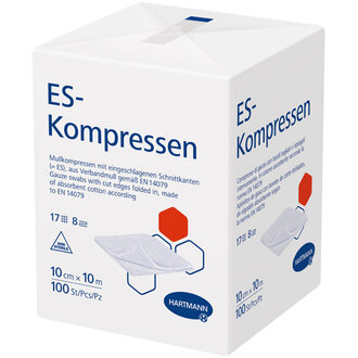 ES-Kompressen 8fach L-10cm x B-10cm | HM401825 | PZN 01447223