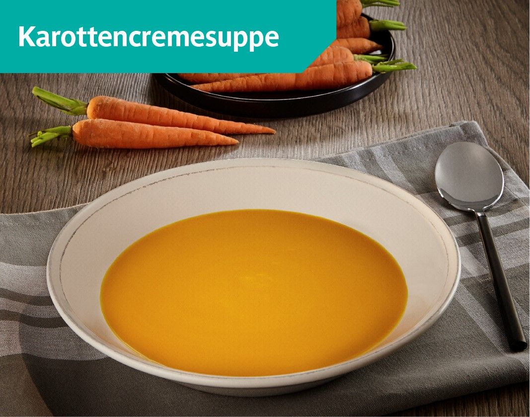 Karottencremesuppe hochkalorisch