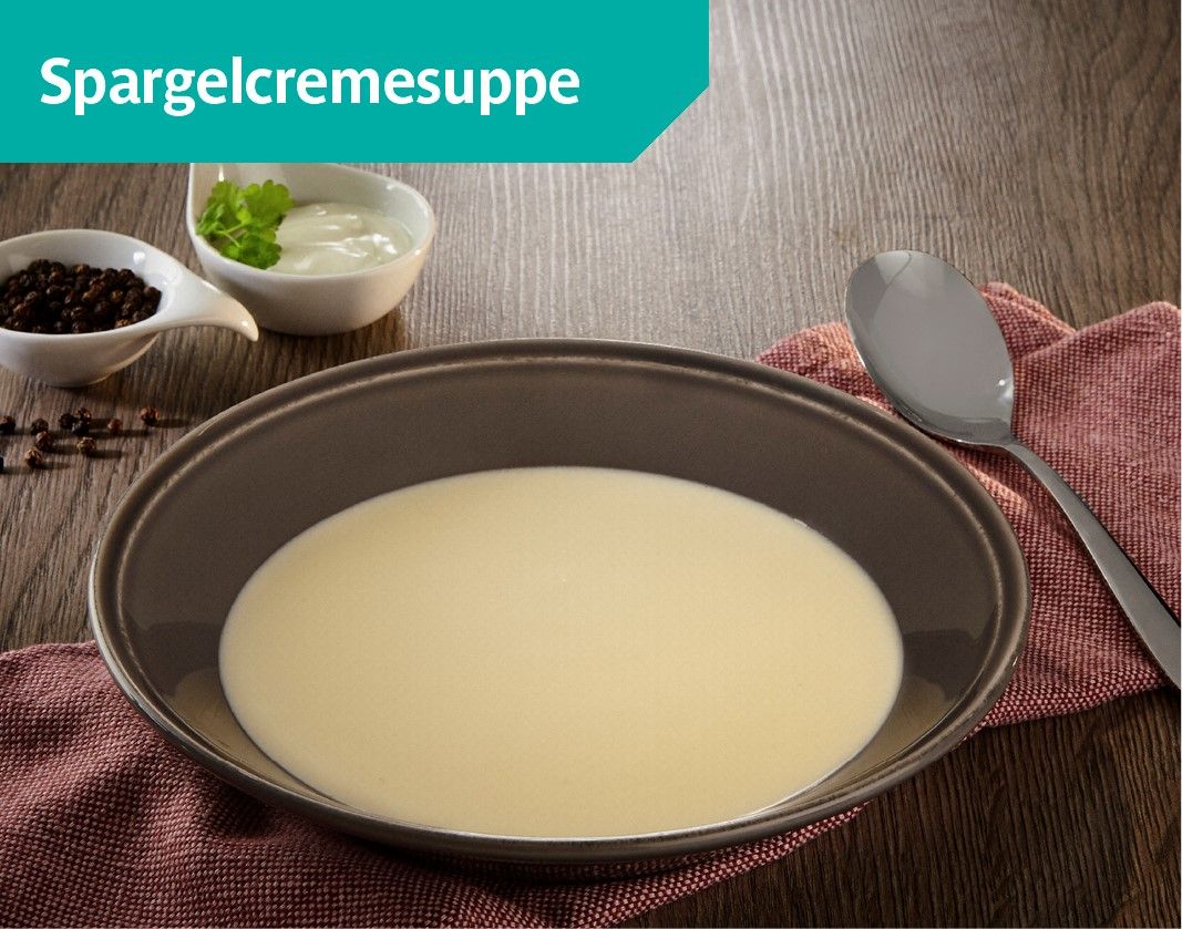 Spargelcremesuppe hochkalorisch