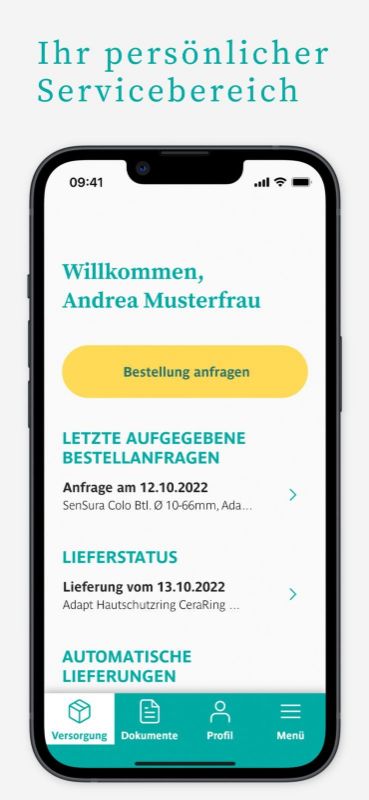 myPubliCare 1.4 Account Übersicht